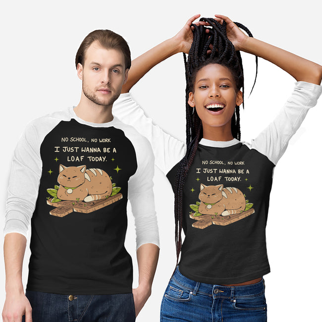 Loaf Cat-Unisex-Baseball-Tee-yumie