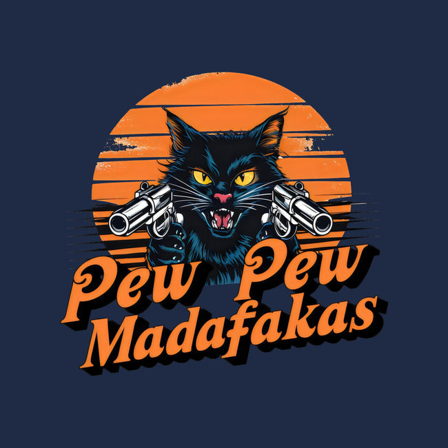 Pew Pew Cat-Mens-Basic-Tee-Cool Designs