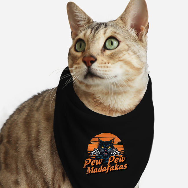 Pew Pew Cat-Cat-Bandana-Pet Collar-Cool Designs