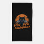 Pew Pew Cat-None-Beach-Towel-Cool Designs