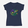 Turtletough Boys-Womens-V-Neck-Tee-Jc Jows