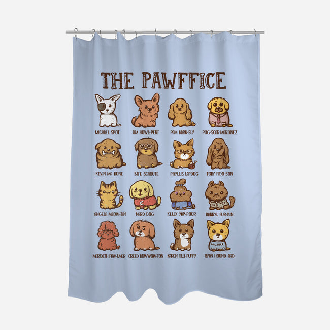 The Pawffice-None-Polyester-Shower Curtain-kg07