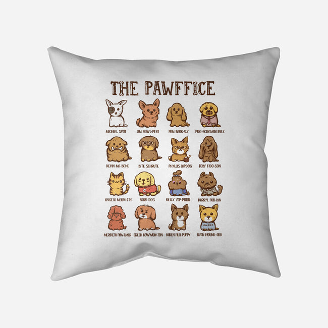 The Pawffice-None-Non-Removable Cover w Insert-Throw Pillow-kg07