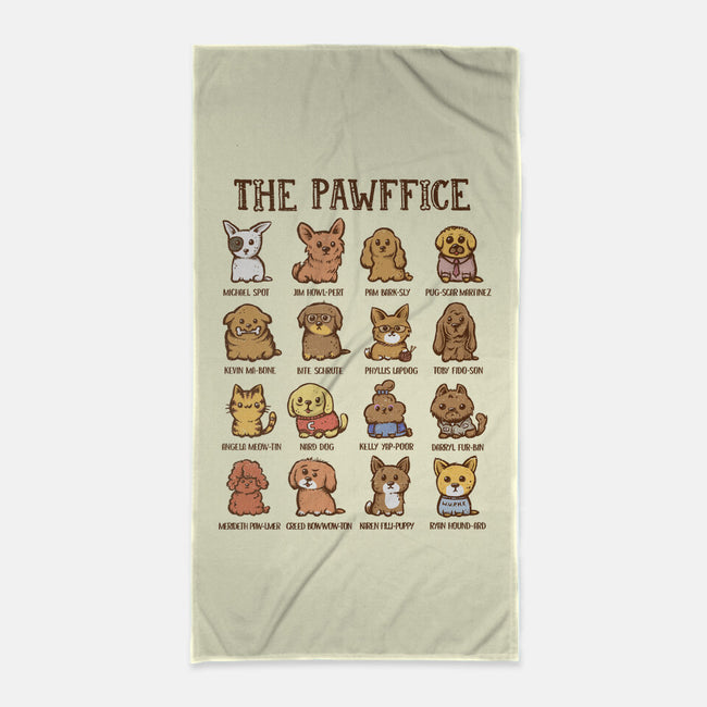 The Pawffice-None-Beach-Towel-kg07