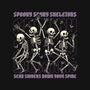 Spooky Skeletons Dance-Womens-Off Shoulder-Tee-Studio Mootant