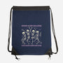 Spooky Skeletons Dance-None-Drawstring-Bag-Studio Mootant