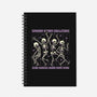 Spooky Skeletons Dance-None-Dot Grid-Notebook-Studio Mootant