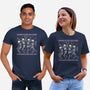 Spooky Skeletons Dance-Unisex-Basic-Tee-Studio Mootant