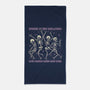 Spooky Skeletons Dance-None-Beach-Towel-Studio Mootant