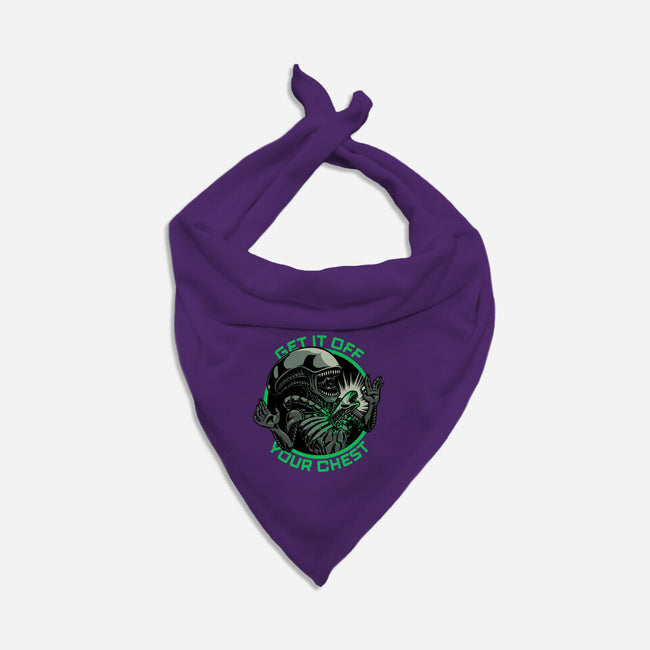 Alien Chest Therapy-Cat-Bandana-Pet Collar-Studio Mootant