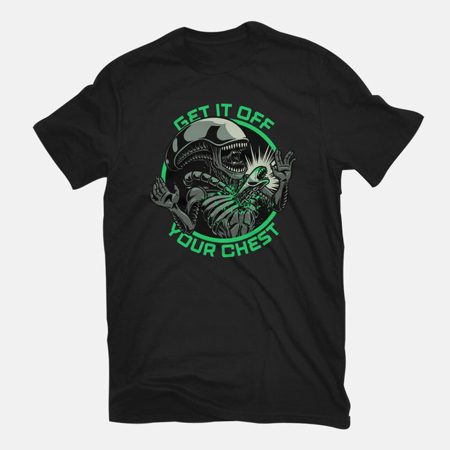 Alien Chest Therapy-Mens-Basic-Tee-Studio Mootant