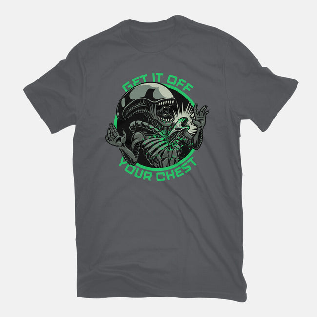 Alien Chest Therapy-Womens-Fitted-Tee-Studio Mootant