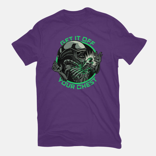 Alien Chest Therapy-Womens-Fitted-Tee-Studio Mootant