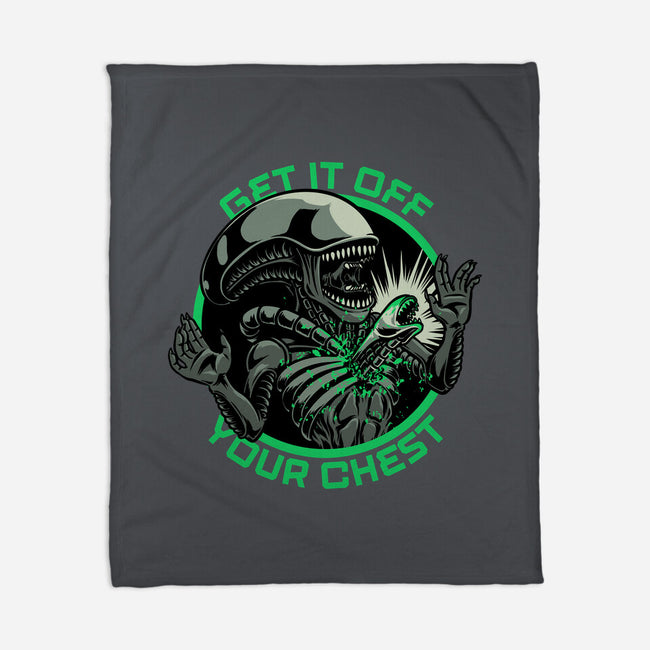 Alien Chest Therapy-None-Fleece-Blanket-Studio Mootant