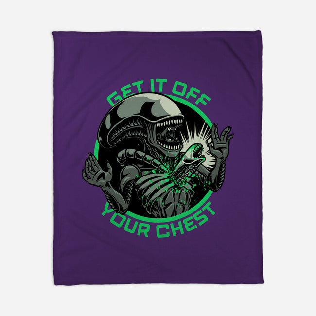 Alien Chest Therapy-None-Fleece-Blanket-Studio Mootant