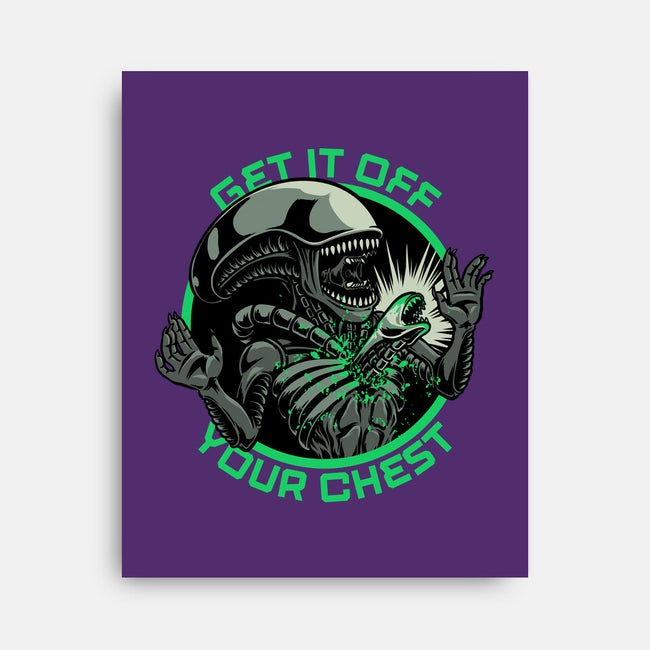 Alien Chest Therapy-None-Stretched-Canvas-Studio Mootant