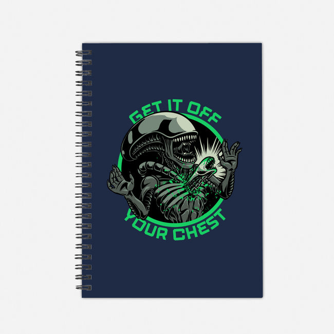 Alien Chest Therapy-None-Dot Grid-Notebook-Studio Mootant