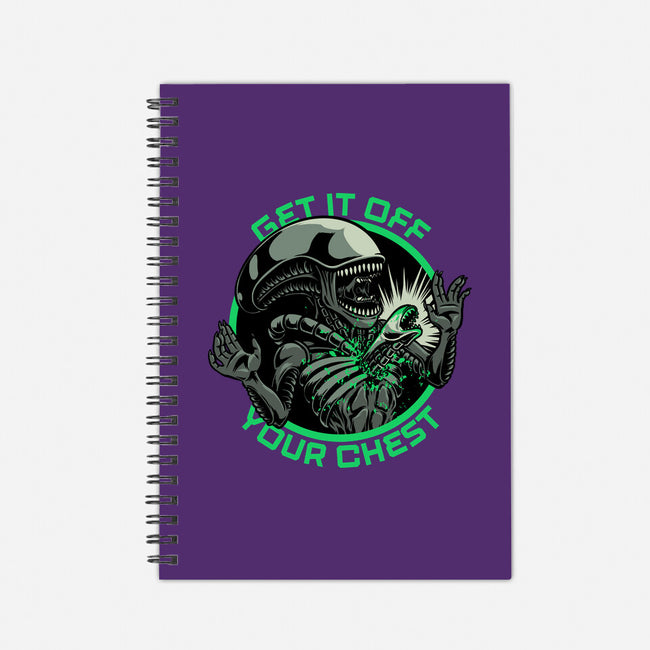 Alien Chest Therapy-None-Dot Grid-Notebook-Studio Mootant