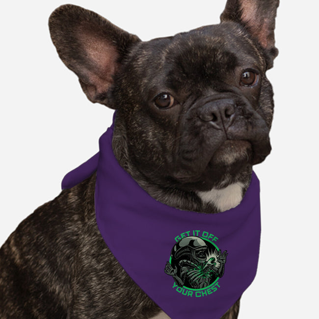 Alien Chest Therapy-Dog-Bandana-Pet Collar-Studio Mootant