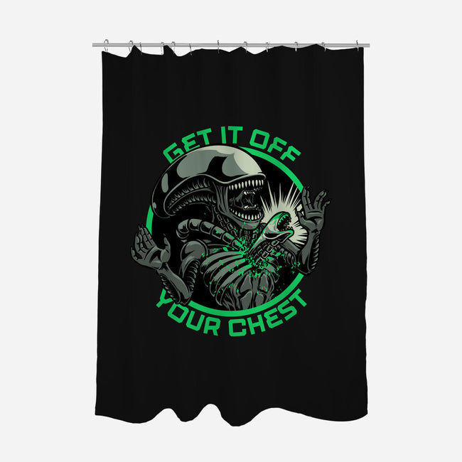 Alien Chest Therapy-None-Polyester-Shower Curtain-Studio Mootant