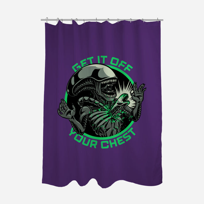 Alien Chest Therapy-None-Polyester-Shower Curtain-Studio Mootant