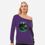 Alien Chest Therapy-Womens-Off Shoulder-Sweatshirt-Studio Mootant