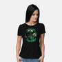 Alien Chest Therapy-Womens-Basic-Tee-Studio Mootant