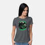 Alien Chest Therapy-Womens-Basic-Tee-Studio Mootant