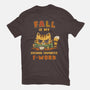 Fall Feline-Womens-Basic-Tee-kg07