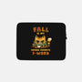 Fall Feline-None-Zippered-Laptop Sleeve-kg07