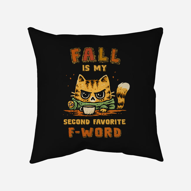 Fall Feline-None-Non-Removable Cover w Insert-Throw Pillow-kg07