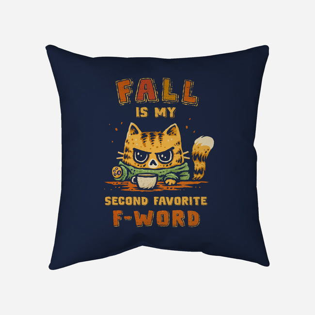 Fall Feline-None-Non-Removable Cover w Insert-Throw Pillow-kg07