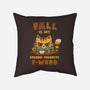 Fall Feline-None-Removable Cover w Insert-Throw Pillow-kg07