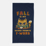 Fall Feline-None-Beach-Towel-kg07