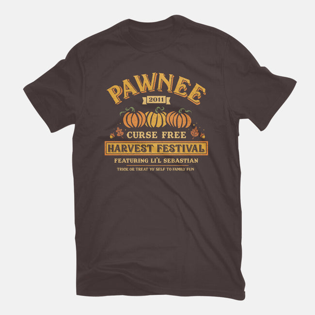 Pawnee Vintage Harvest Festival-Womens-Basic-Tee-kg07