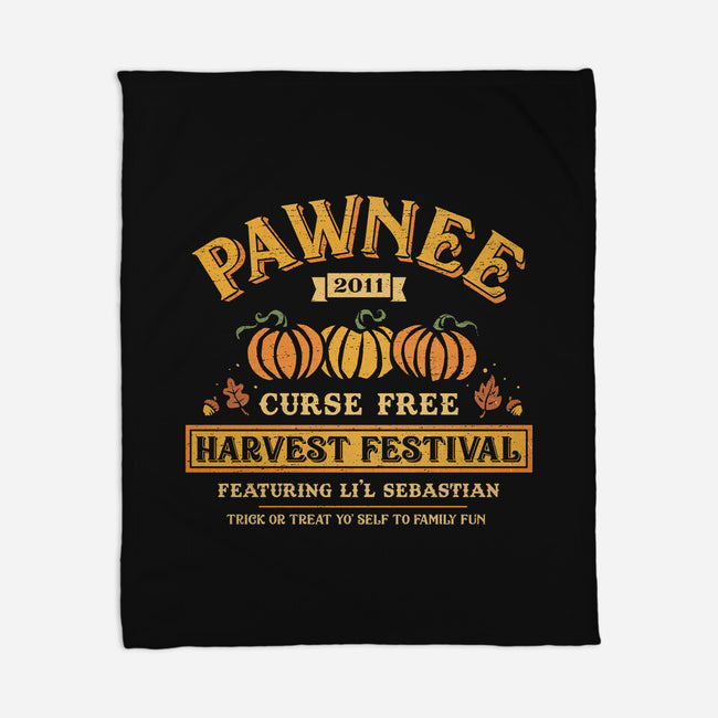 Pawnee Vintage Harvest Festival-None-Fleece-Blanket-kg07