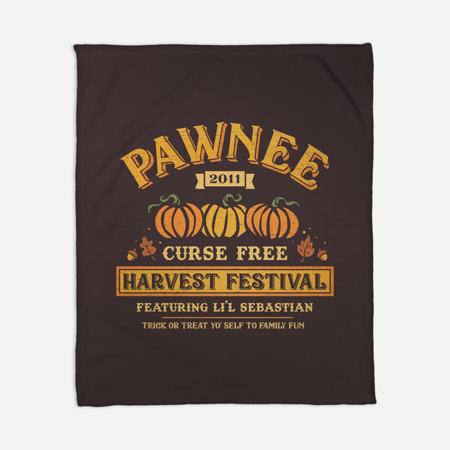 Pawnee Vintage Harvest Festival-None-Fleece-Blanket-kg07