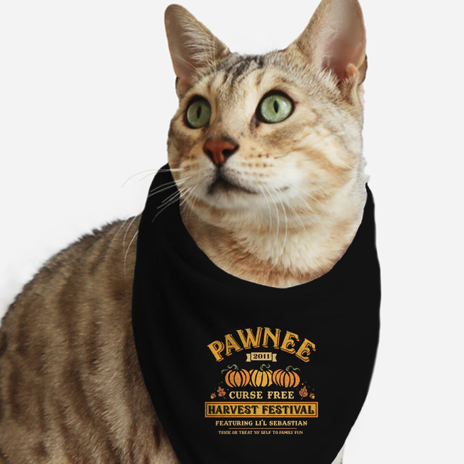 Pawnee Vintage Harvest Festival-Cat-Bandana-Pet Collar-kg07