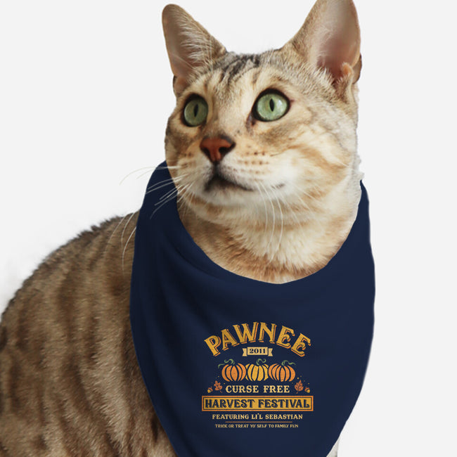 Pawnee Vintage Harvest Festival-Cat-Bandana-Pet Collar-kg07