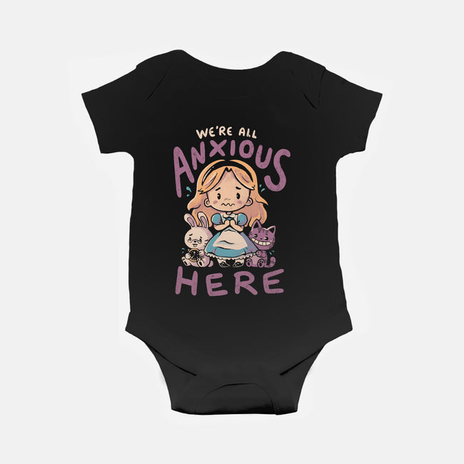 All Anxious Here-Baby-Basic-Onesie-eduely