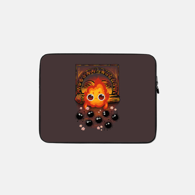 Angry Little Demon-None-Zippered-Laptop Sleeve-ricolaa