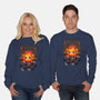 Angry Little Demon-Unisex-Crew Neck-Sweatshirt-ricolaa