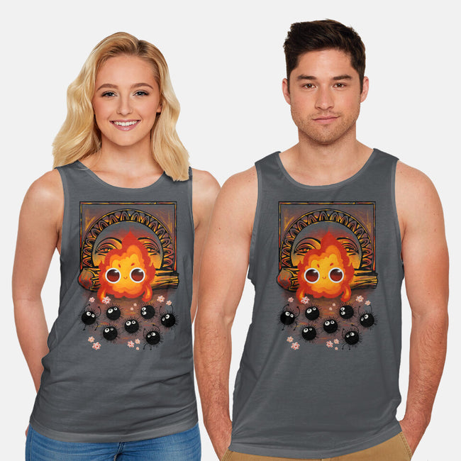 Angry Little Demon-Unisex-Basic-Tank-ricolaa