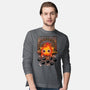 Angry Little Demon-Mens-Long Sleeved-Tee-ricolaa