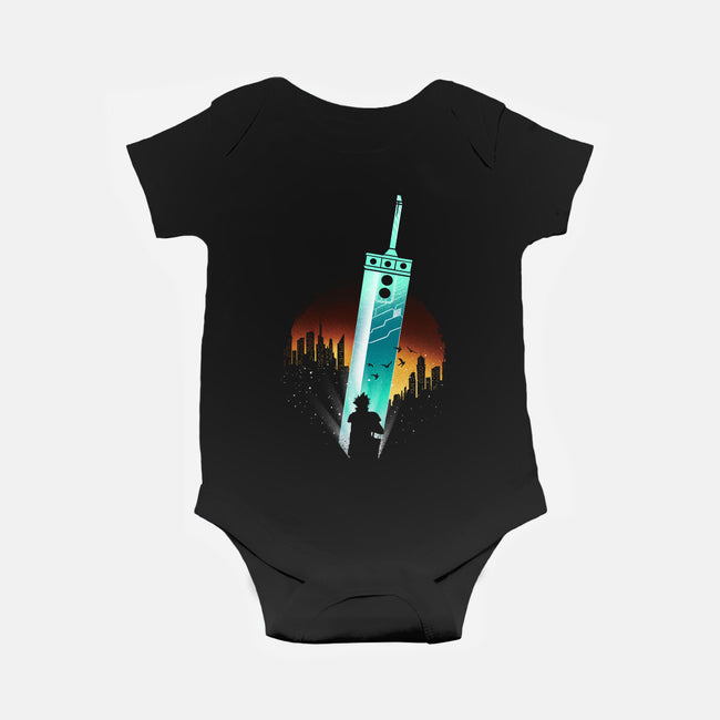 Buster Sword-Baby-Basic-Onesie-dandingeroz