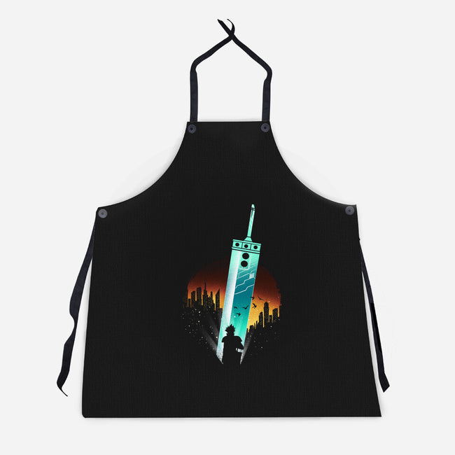 Buster Sword-Unisex-Kitchen-Apron-dandingeroz