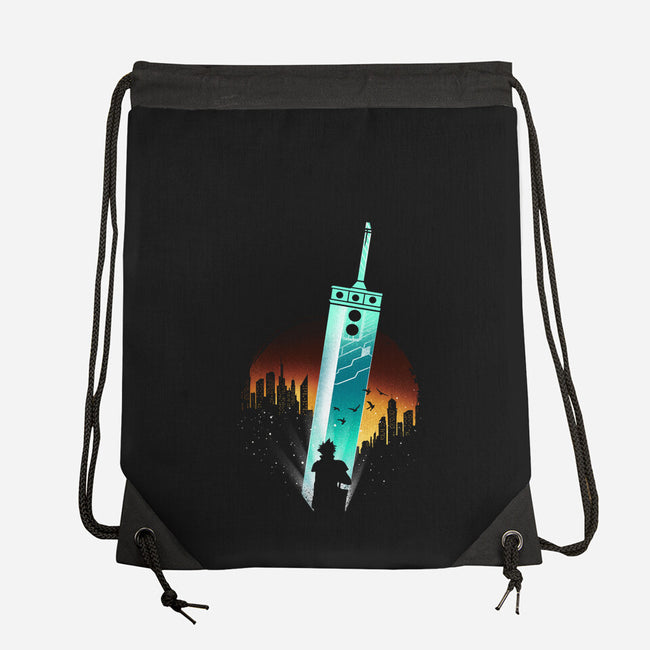 Buster Sword-None-Drawstring-Bag-dandingeroz