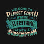 Everything Is A Subscription-Cat-Bandana-Pet Collar-rocketman_art