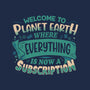 Everything Is A Subscription-None-Removable Cover-Throw Pillow-rocketman_art