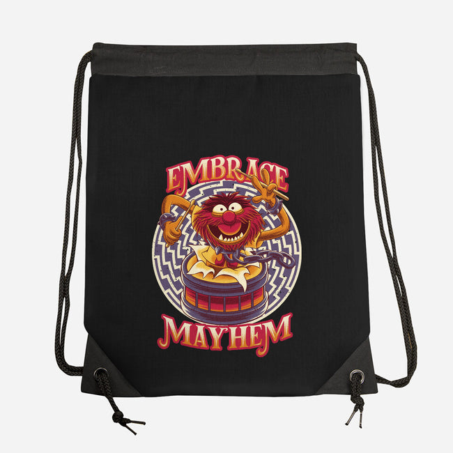 Embrace Mayhem-None-Drawstring-Bag-rmatix